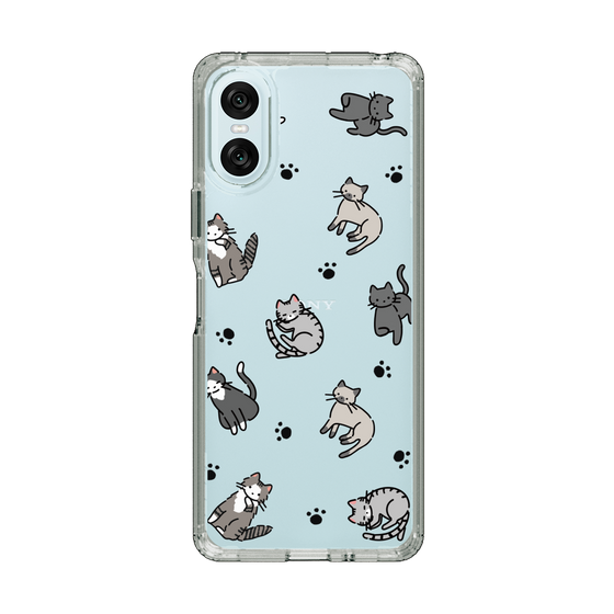 Slim Protection Case［ Original - CASEPLAY Cat All-over Pattern - color ］