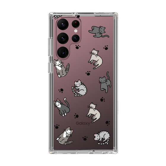 Slim Protection Case［ Original - CASEPLAY Cat All-over Pattern - color ］