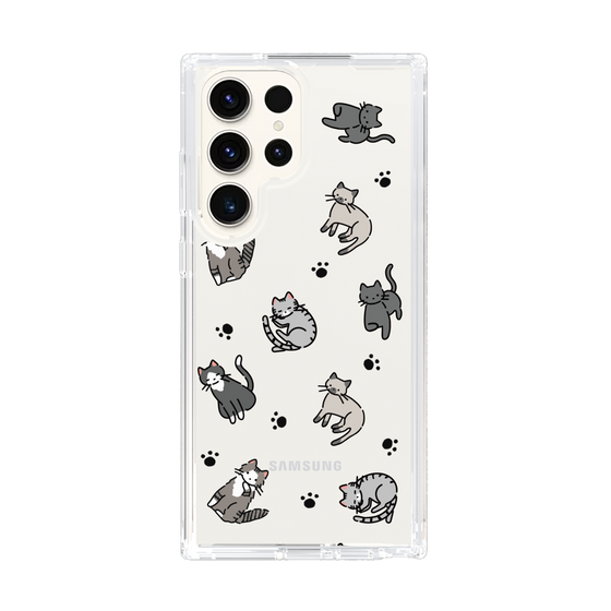 Slim Protection Case［ Original - CASEPLAY Cat All-over Pattern - color ］