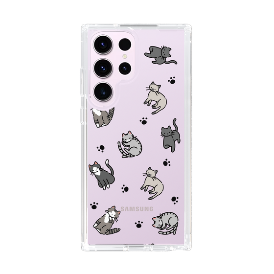 Slim Protection Case［ Original - CASEPLAY Cat All-over Pattern - color ］