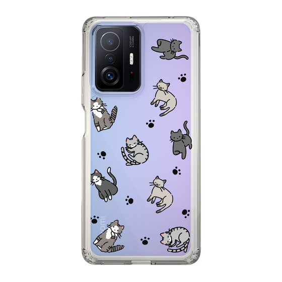 Slim Protection Case［ Original - CASEPLAY Cat All-over Pattern - color ］