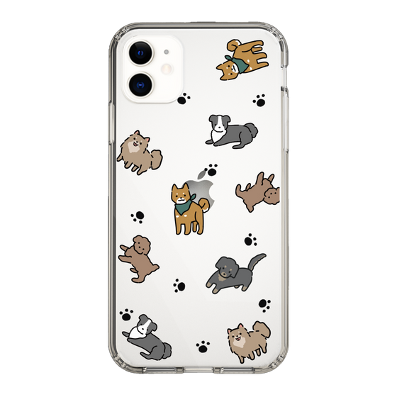 Slim Protection Case［ Original - CASEPLAY Dog All-over Pattern - color ］