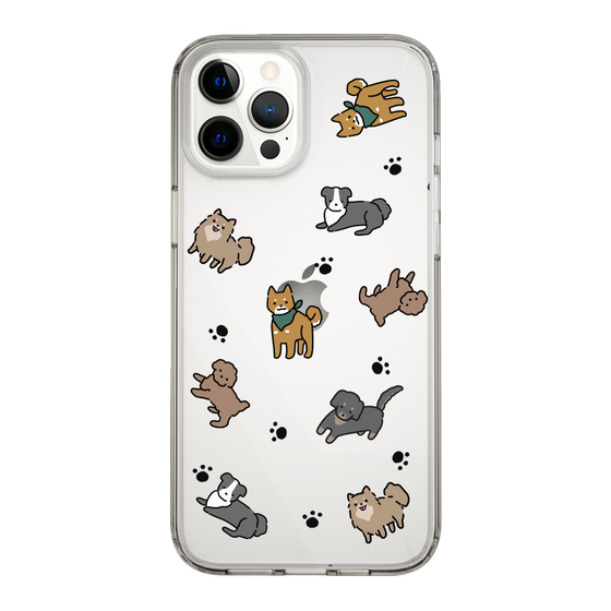 Slim Protection Case［ Original - CASEPLAY Dog All-over Pattern - color ］