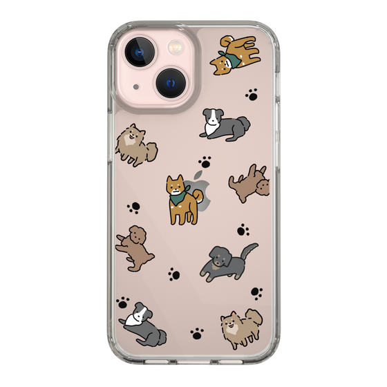 Slim Protection Case［ Original - CASEPLAY Dog All-over Pattern - color ］