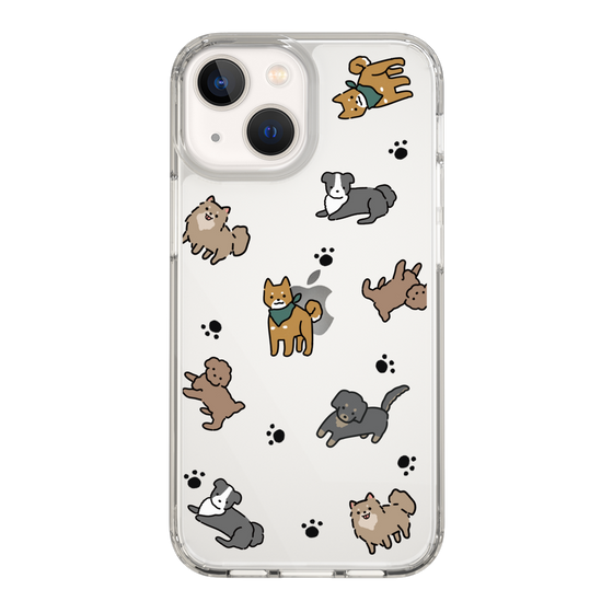 Slim Protection Case［ Original - CASEPLAY Dog All-over Pattern - color ］