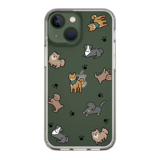 Slim Protection Case［ Original - CASEPLAY Dog All-over Pattern - color ］