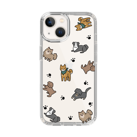 Slim Protection Case［ Original - CASEPLAY Dog All-over Pattern - color ］