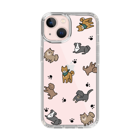 Slim Protection Case［ Original - CASEPLAY Dog All-over Pattern - color ］