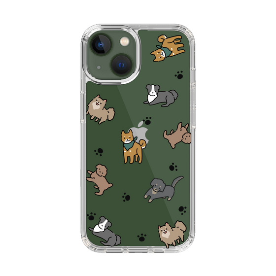 Slim Protection Case［ Original - CASEPLAY Dog All-over Pattern - color ］