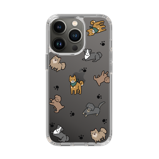 Slim Protection Case［ Original - CASEPLAY Dog All-over Pattern - color ］
