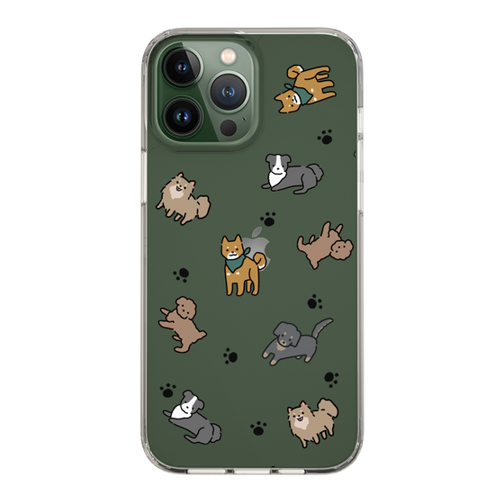 Slim Protection Case［ Original - CASEPLAY Dog All-over Pattern - color ］