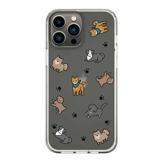 Slim Protection Case［ Original - CASEPLAY Dog All-over Pattern - color ］