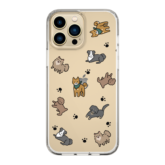 Slim Protection Case［ Original - CASEPLAY Dog All-over Pattern - color ］