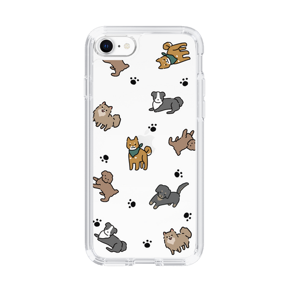 Slim Protection Case［ Original - CASEPLAY Dog All-over Pattern - color ］