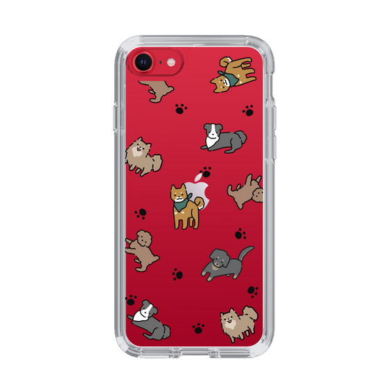 Slim Protection Case［ Original - CASEPLAY Dog All-over Pattern - color ］
