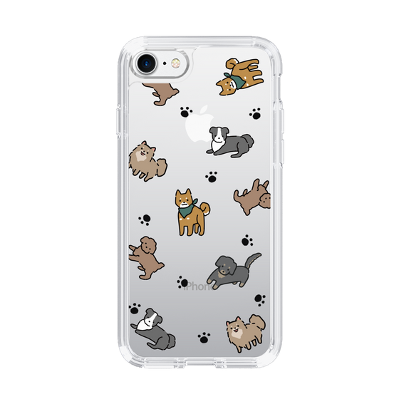 Slim Protection Case［ Original - CASEPLAY Dog All-over Pattern - color ］