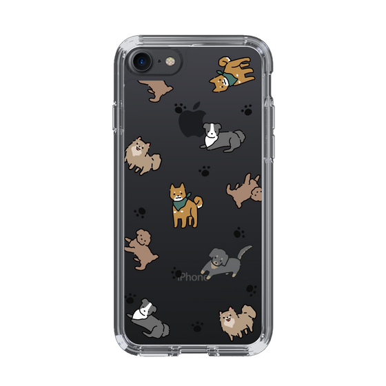 Slim Protection Case［ Original - CASEPLAY Dog All-over Pattern - color ］