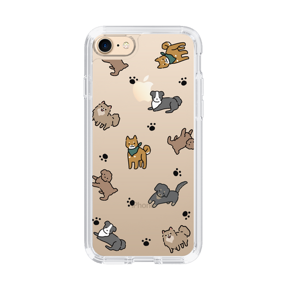 Slim Protection Case［ Original - CASEPLAY Dog All-over Pattern - color ］