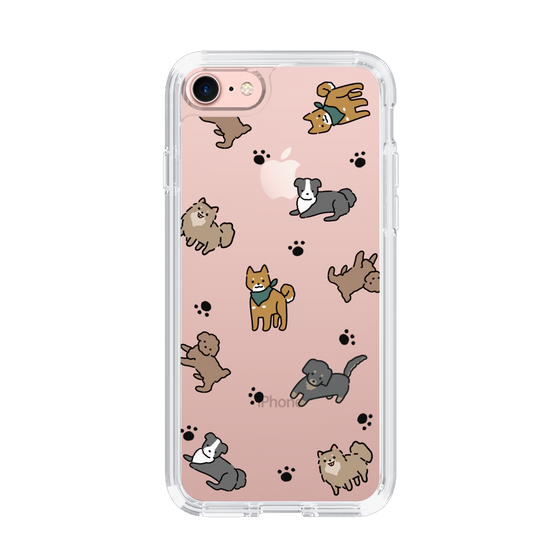 Slim Protection Case［ Original - CASEPLAY Dog All-over Pattern - color ］