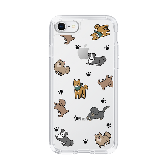 Slim Protection Case［ Original - CASEPLAY Dog All-over Pattern - color ］
