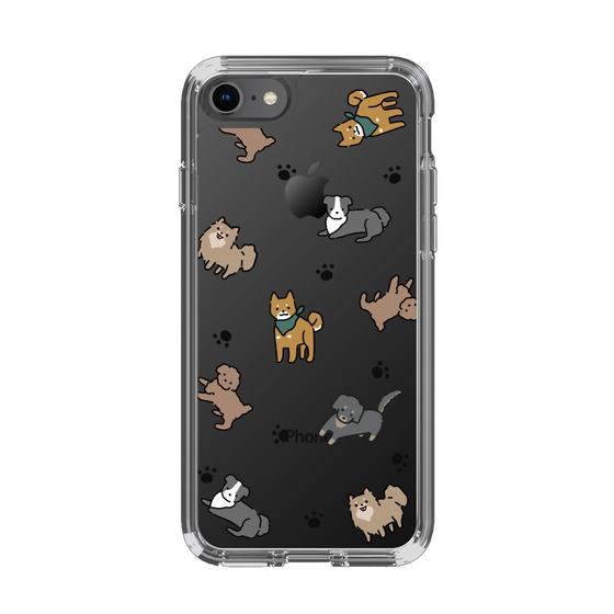 Slim Protection Case［ Original - CASEPLAY Dog All-over Pattern - color ］