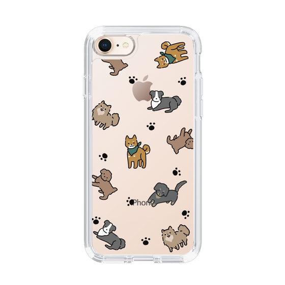 Slim Protection Case［ Original - CASEPLAY Dog All-over Pattern - color ］