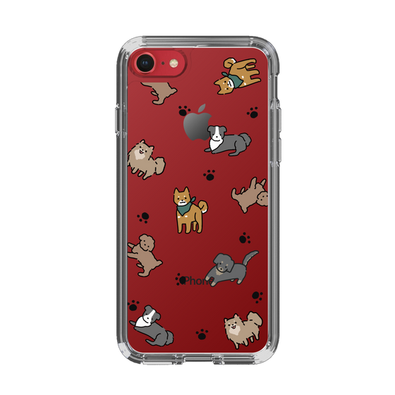 Slim Protection Case［ Original - CASEPLAY Dog All-over Pattern - color ］