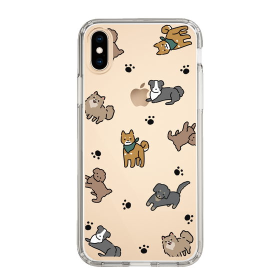 Slim Protection Case［ Original - CASEPLAY Dog All-over Pattern - color ］