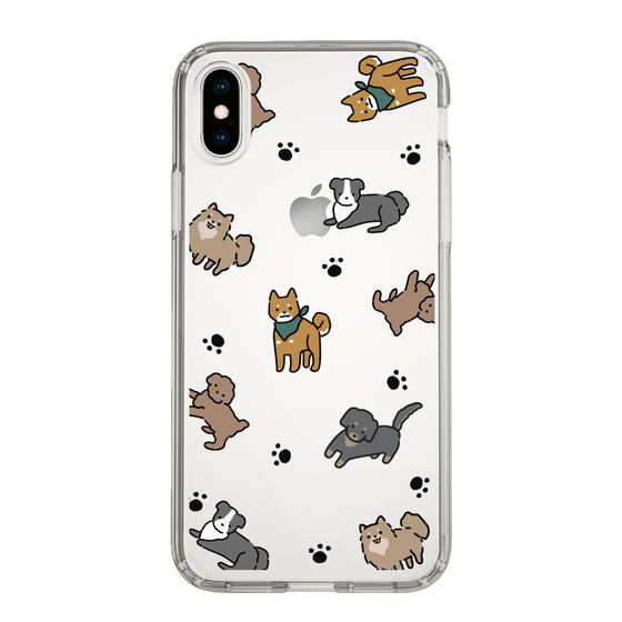 Slim Protection Case［ Original - CASEPLAY Dog All-over Pattern - color ］