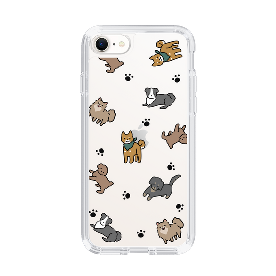 Slim Protection Case［ Original - CASEPLAY Dog All-over Pattern - color ］