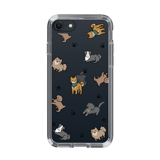 Slim Protection Case［ Original - CASEPLAY Dog All-over Pattern - color ］