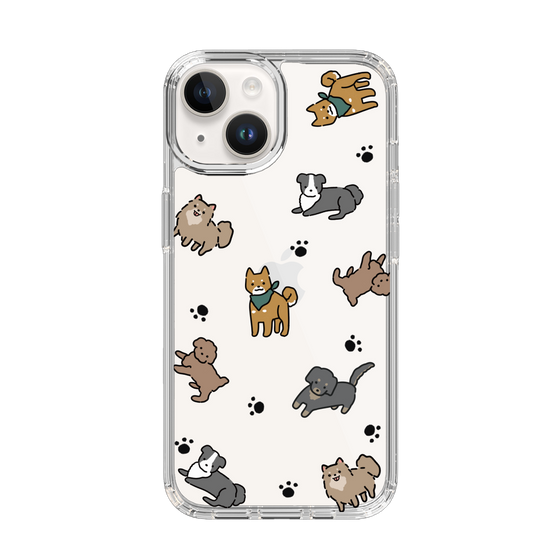 Slim Protection Case［ Original - CASEPLAY Dog All-over Pattern - color ］