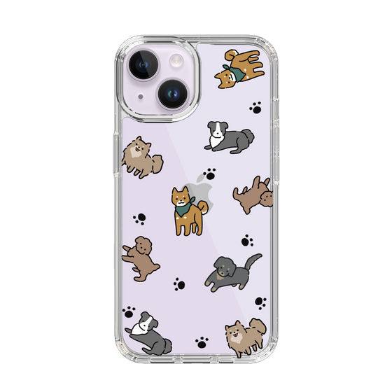 Slim Protection Case［ Original - CASEPLAY Dog All-over Pattern - color ］