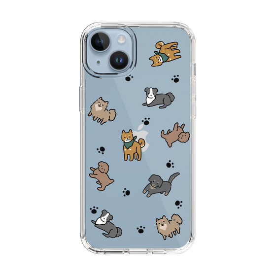 Slim Protection Case［ Original - CASEPLAY Dog All-over Pattern - color ］