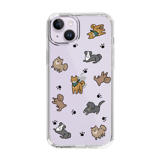 Slim Protection Case［ Original - CASEPLAY Dog All-over Pattern - color ］