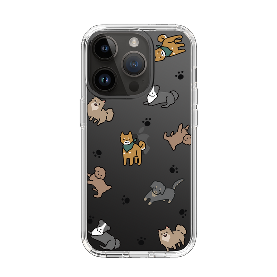 Slim Protection Case［ Original - CASEPLAY Dog All-over Pattern - color ］