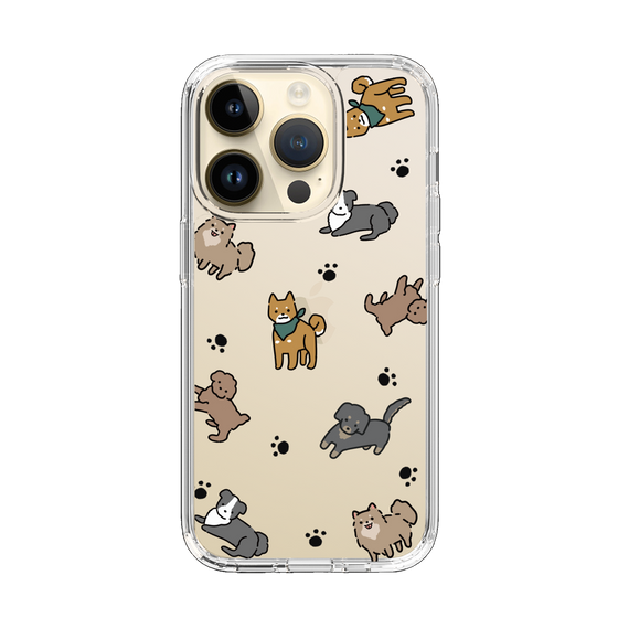 Slim Protection Case［ Original - CASEPLAY Dog All-over Pattern - color ］