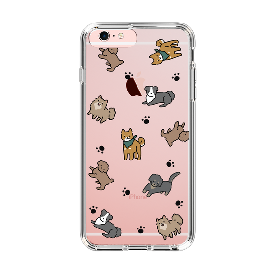 Slim Protection Case［ Original - CASEPLAY Dog All-over Pattern - color ］