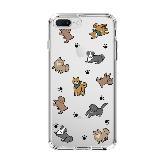 Slim Protection Case［ Original - CASEPLAY Dog All-over Pattern - color ］