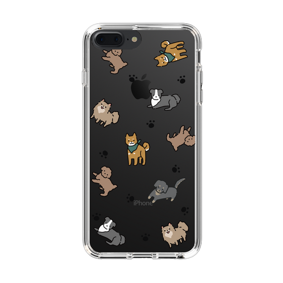 Slim Protection Case［ Original - CASEPLAY Dog All-over Pattern - color ］