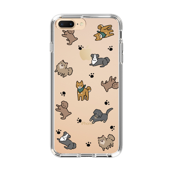 Slim Protection Case［ Original - CASEPLAY Dog All-over Pattern - color ］