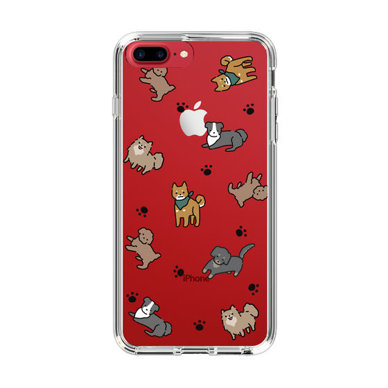Slim Protection Case［ Original - CASEPLAY Dog All-over Pattern - color ］