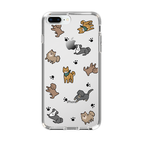Slim Protection Case［ Original - CASEPLAY Dog All-over Pattern - color ］