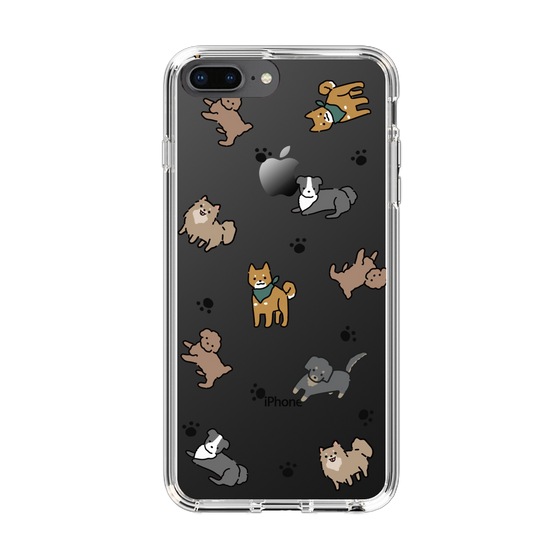 Slim Protection Case［ Original - CASEPLAY Dog All-over Pattern - color ］