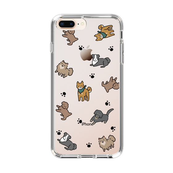 Slim Protection Case［ Original - CASEPLAY Dog All-over Pattern - color ］