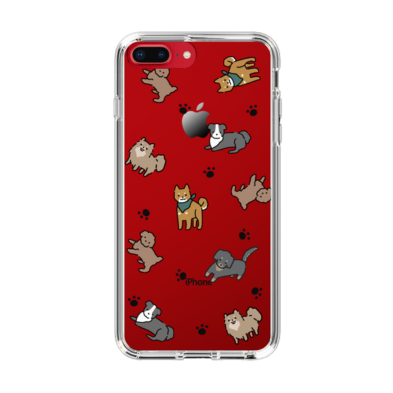 Slim Protection Case［ Original - CASEPLAY Dog All-over Pattern - color ］