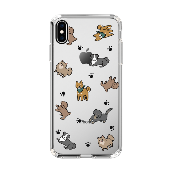 Slim Protection Case［ Original - CASEPLAY Dog All-over Pattern - color ］