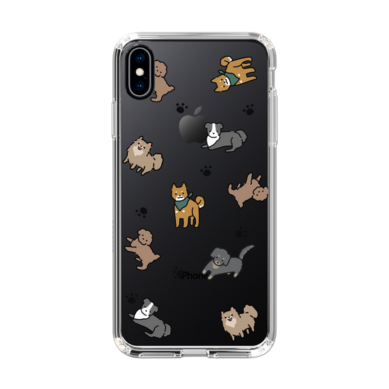 Slim Protection Case［ Original - CASEPLAY Dog All-over Pattern - color ］