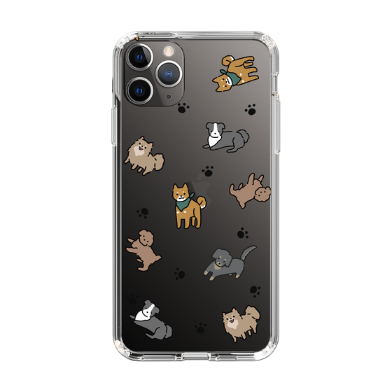 Slim Protection Case［ Original - CASEPLAY Dog All-over Pattern - color ］