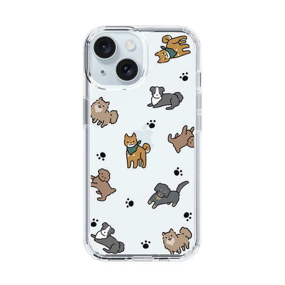 Slim Protection Case［ Original - CASEPLAY Dog All-over Pattern - color ］